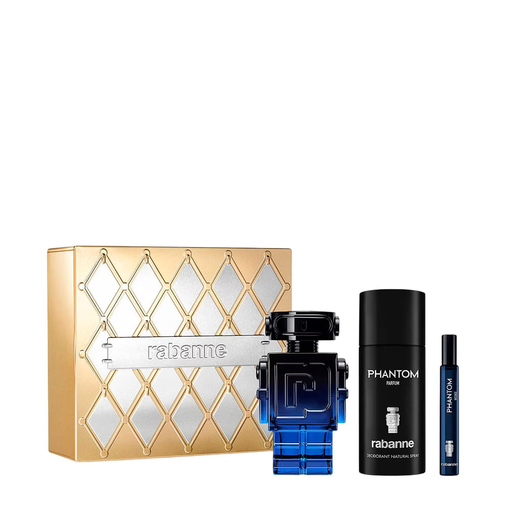 Kit Perfume Rabanne Phantom Intense Masculino Eau De Parfum 100 Ml