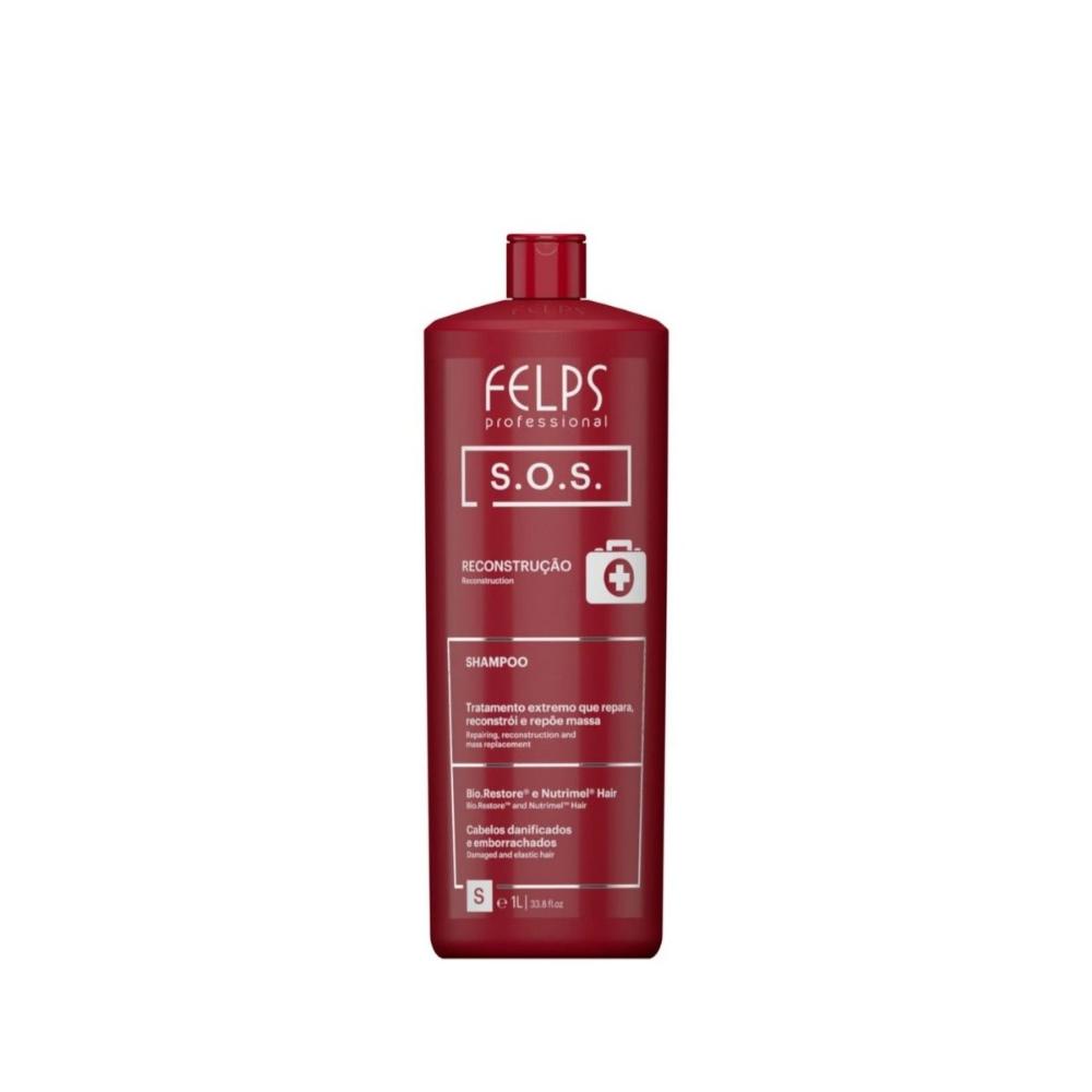 Shampoo 1lt Sos Reconstrucao - Felps Professional