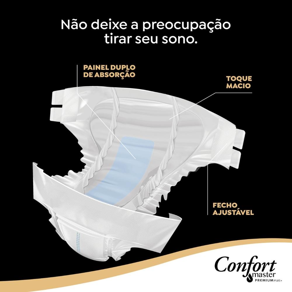 Encontraproduto.com.br - Kit 3 Fraldas Geriátricas Adultos Confort Premium Regular - Conforto e Segurança