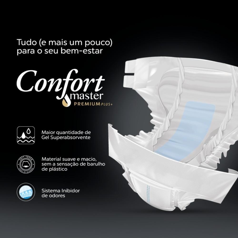 Encontraproduto.com.br - Kit 3 Fraldas Geriátricas Adultos Confort Premium Regular - Conforto e Segurança