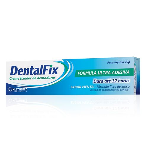 Fixador De Dentadura Dentalfix Sabor Menta Creme 20g