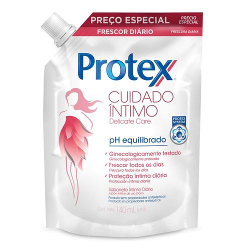 Sabonete Íntimo Liquido Protex Delicate Care 140ml Preço Especial