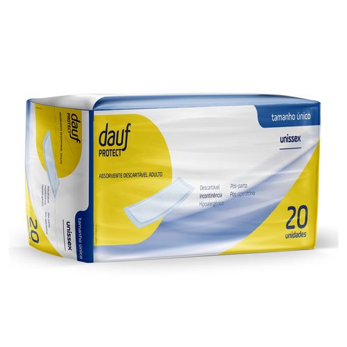 Absorvente Geriátrico Dauf Classic Tamanho Unico Com 20 Unidades