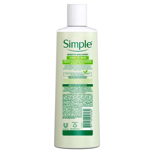 Sabonete Líquido Corporal Simple Nourishing Shower Cream Com Óleo De Lavanda 250ml