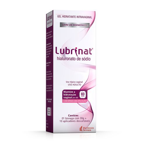 Lubrinat Hidratante Vaginal 30g Com 10 Aplicadores