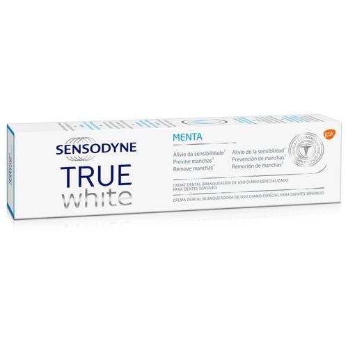 Sensodyne True White Creme Dental Branqueador Para Dentes Sensíveis 100g