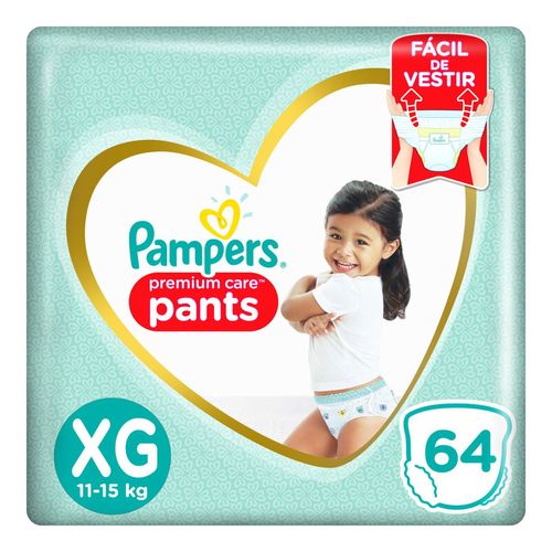 Fralda Pampers Pants Premium Care Xg 64 Unidades