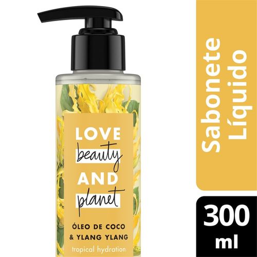 Sabonete Love Beauty And Planet Tropical Hydration Oleo De Coco Ylang Ylang 300ml