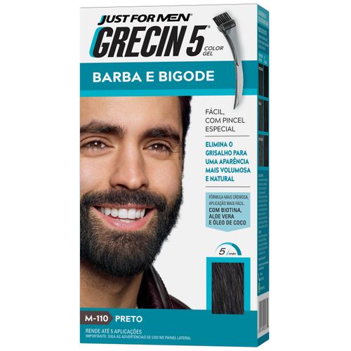 Barba E Bigode Grecin 5 Preto