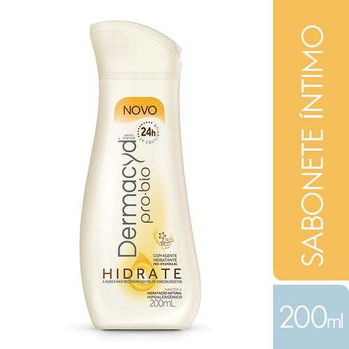 Dermacyd Hidrate Sabonete Intimo Liquido 200ml