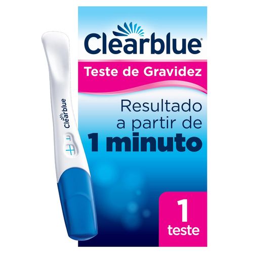 Teste De Gravidez Clearblue 1 Minuto Com 1 Unidade