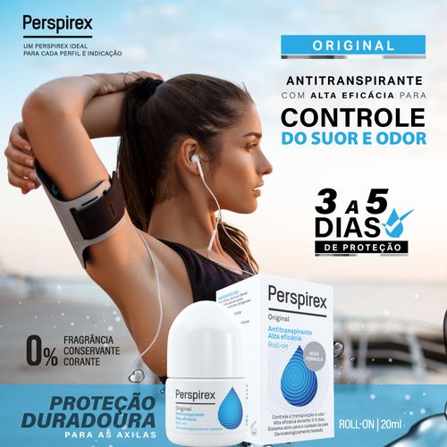 Desodorante Perspirex Antitranspirante Rollon 20ml