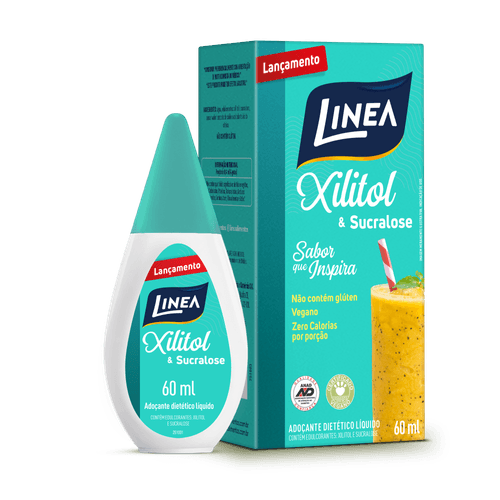 Adoçante Linea Xilitol & Sucralose Vegano 60ml