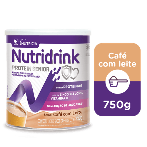 Nutridrink Protein Sênior Pó Café Com Leite 750g