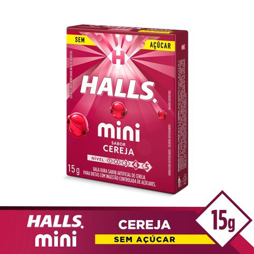 Drops Halls Mini Cereja 15g