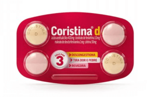 Coristina D Pro Com 4 Comprimidos