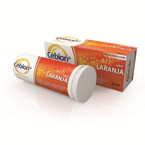 Comprimidos Efervescentes Cebion Vitamina C Sabor Laranja 10 Comprimidos