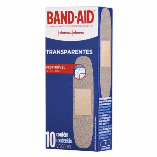 Curativos Band Aid Regular 10 Unidades