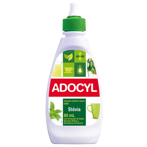 Adoçante Líquido Adocyl Stévia 80ml