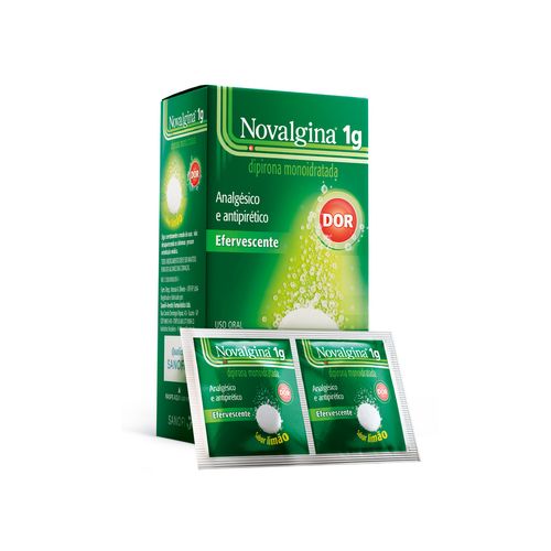 Novalgina 1g Com 2 Comprimidos Efervescentes