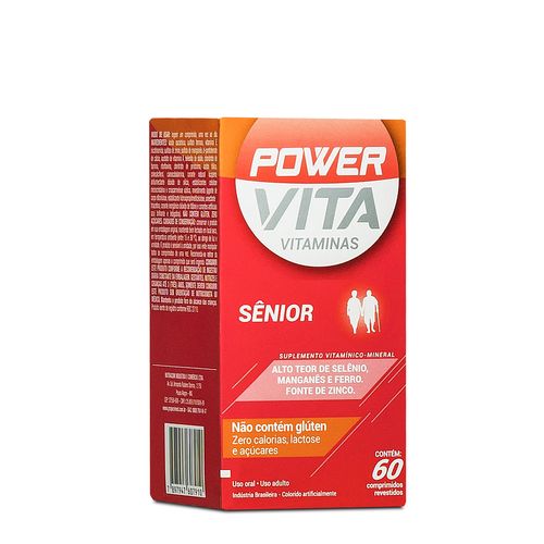 Power Vita Sênior Com 60 Drágeas