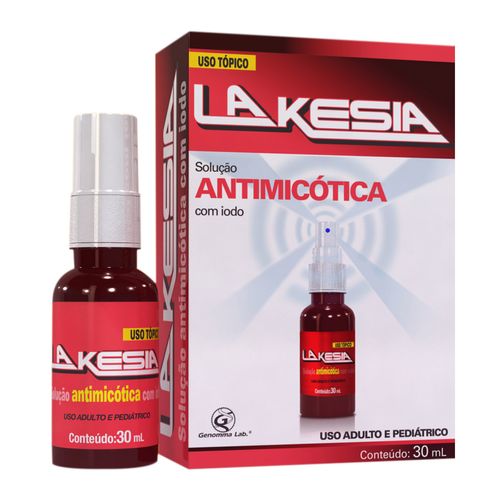 Lakesia Spray Solução Antimicótica, Combate A Micose De Unha Desde A Primeira Aplicação, 30ml