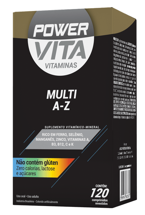 Power Vita Multi A/z Com 120 Comprimidos