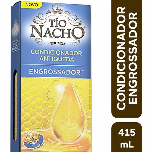 Tio Nacho Condicionador Engrossador, Volume Capilar, Aumenta A Espessura Do Fio, 415ml