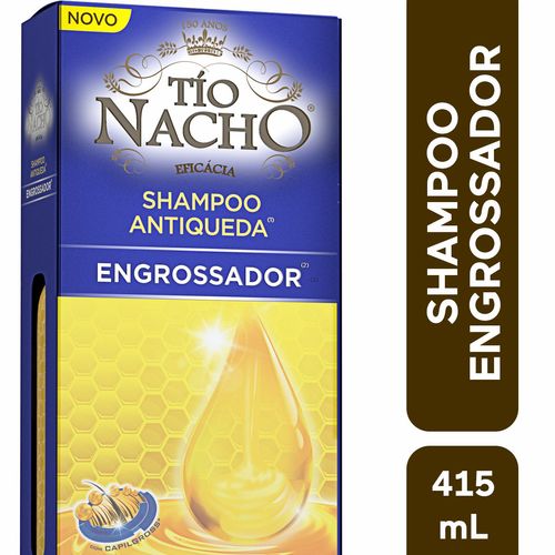 Tio Nacho Shampoo Engrossador, Volume Capilar, Aumenta A Espessura Do Fio, 415ml