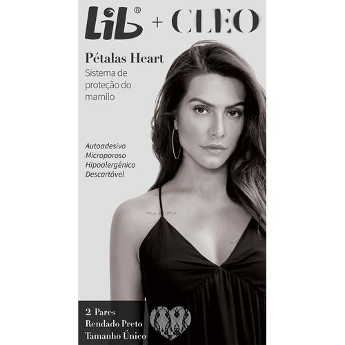 Modelador De Seio Lib Petalas Heart Cleo Com 2 Pares