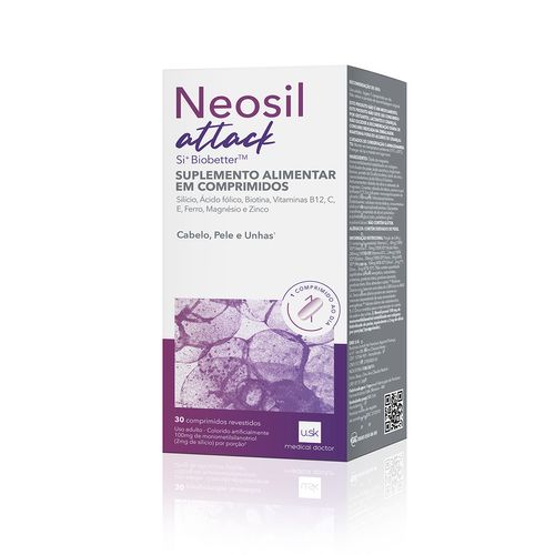 Neosil Attack Com 30 Comprimidos Revestidos