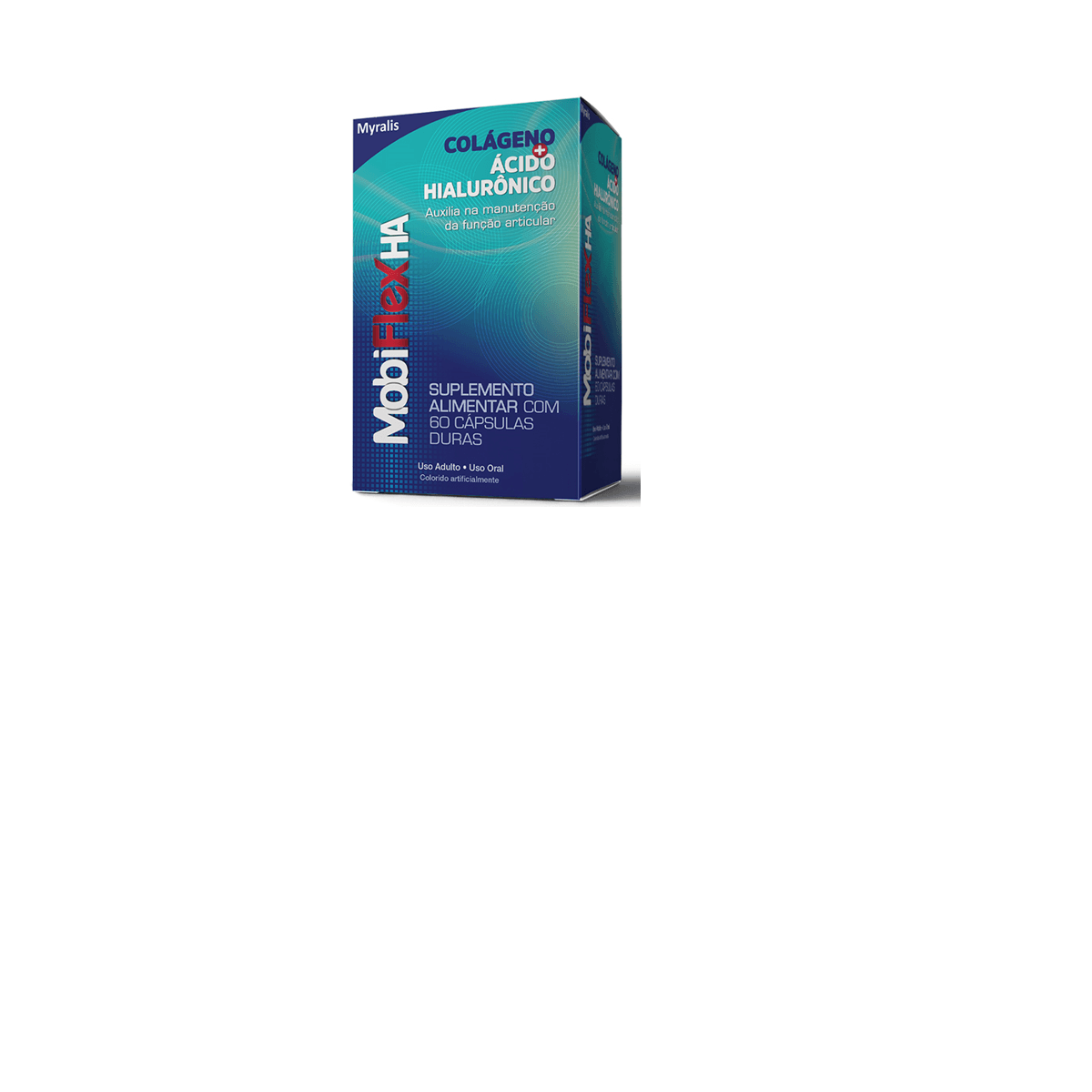 Encontraproduto.com.br - Mobiflex HA Colégeno + Ácido Hialurônico 60 Cápsulas