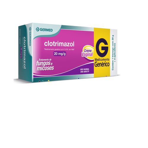 Clotrimazol 20mg Creme Vaginal 20g Generico Germed