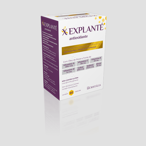 Explante Antioxidante Com 60 Capsulas