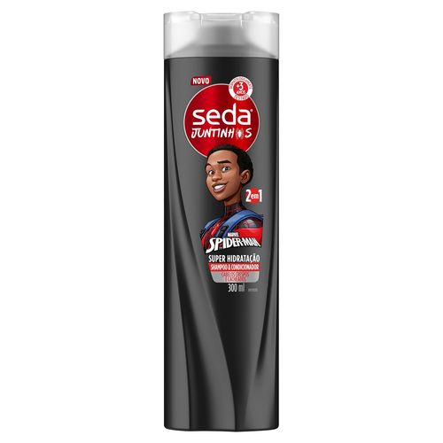 Shampoo Seda Juntinhos 2 Em 1 Spider Men 300ml