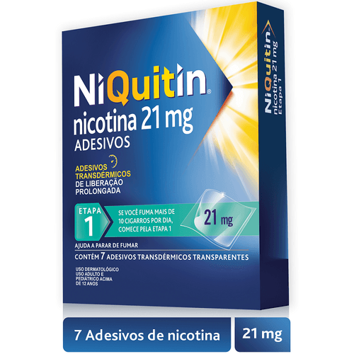 Niquitin 21mg  Adesivos de Nicotina  - 7 Unidades
