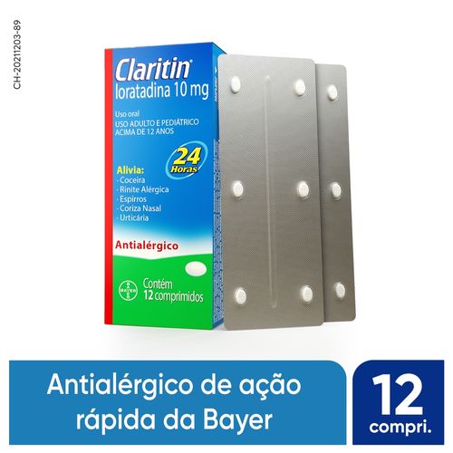 Claritin Com 12 Comprimidos