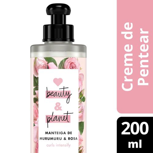 Creme Pentear Love Beauty Planet Curls Intensify Manteiga De Murumuru & Rosa 200ml
