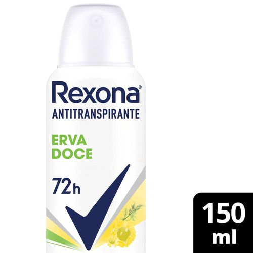 Desodorante Rexona Erva Doce Aerosol 90 Gramas