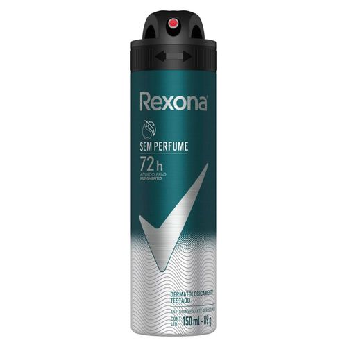 Desodorante Rexona Men Sem Perfume Aerosol 90g