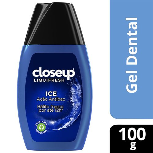 Creme Dental Em Gel Close Up Liquifresh Ice 100 Gr