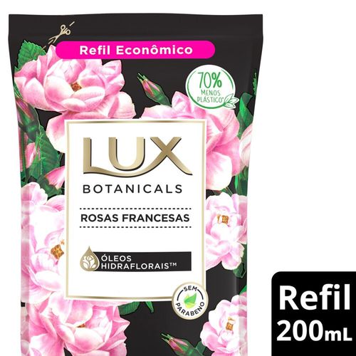Sabonete Lux Botanicals Rosas Francesas Refil 200ml