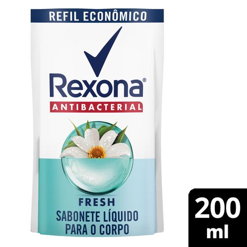 Sabonete rexona Antibacterial Fresh Refil 200ml