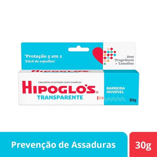 Hipoglós Transparente Creme Preventivo De Assaduras, 30g
