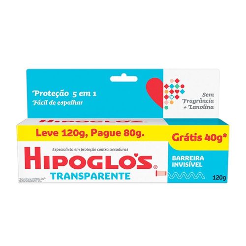 Hipoglos Transparente Sem Fragancia + Lanolina Leve 120g E Pague 80g