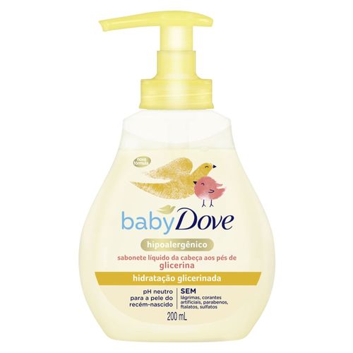 Sabonete Dove Baby Hidratação Glicerinada Liquido 200ml