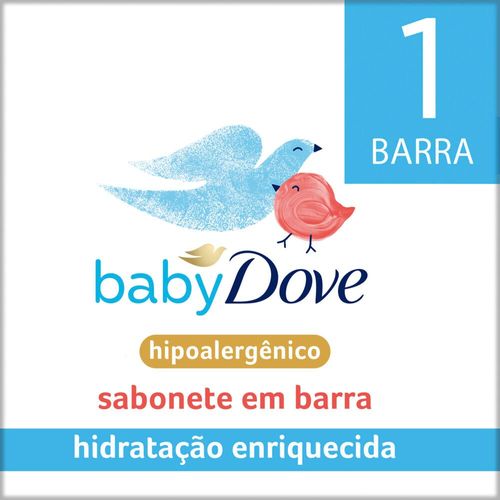 Sabonete Em Barra Baby Dove  Hidratação Enriquecida 75 Gr