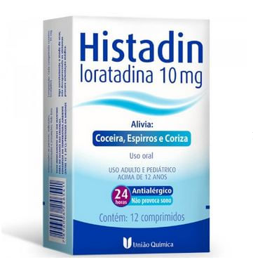 Histadin 10mg Com 12 Comprimidos