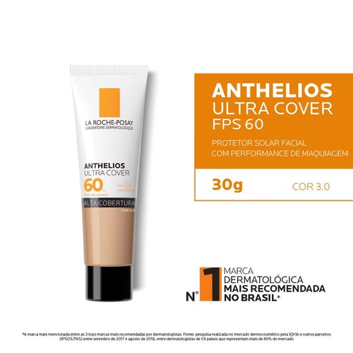 Anthelios Ultra Cover Cor 3.0 Fps60 30g