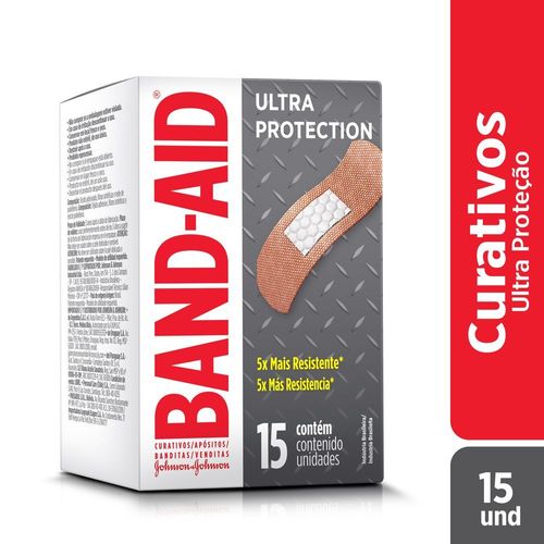 Curativos Band Aid Ultra Protection 15 Unidades